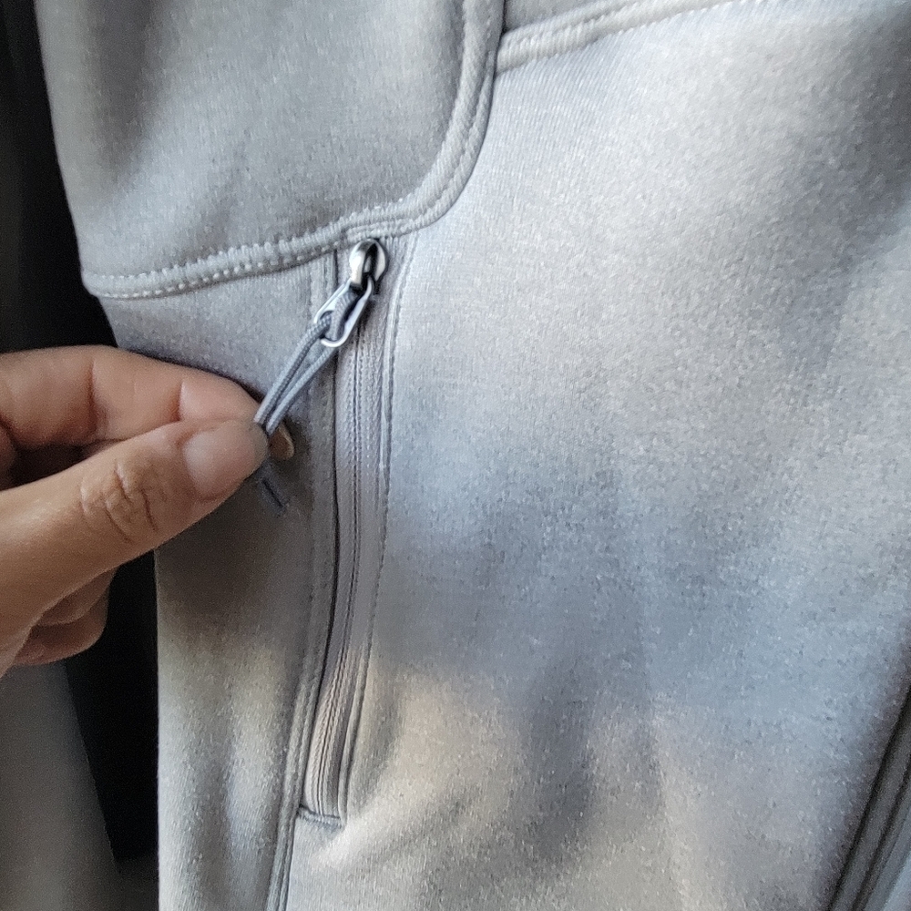 The North Face Jacket Womens SP Gray Full Zip Stretch Fleece Outdoors Warm - Picture 4 of 11
